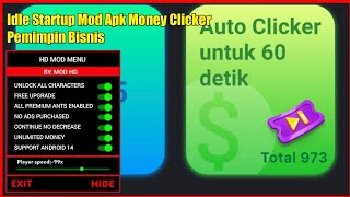 Idle Startup Mod Apk Money Clicker Pemimpin Bisnis screenshot 1