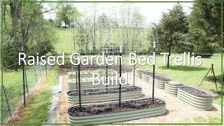 TNT #234:   Vegega Raised Garden Bed Trellis Build using Goat Panels