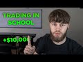 How to trade forex whilst in school or work