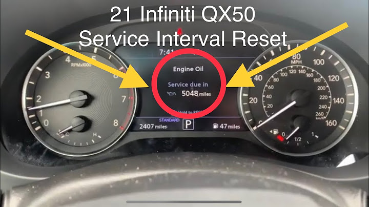 Infiniti q50 oil change interval