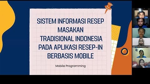 UBSI MARGONDA - MOBILE PROGRAMMING (KELOMPOK 8)