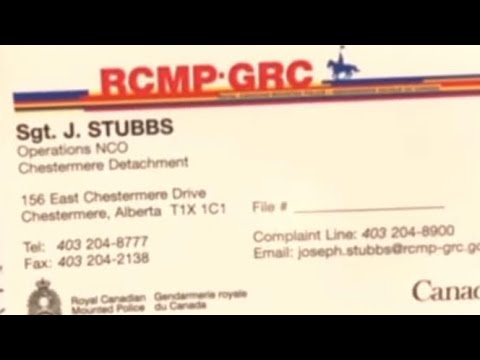 Chestermere cop gets schooled and Educated in￼ Canadian Constitution. Law vs policies￼