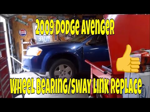 2009-dodge-avenger-rattle-wheel-bearing-and-sway-link-replace.-rattle-and-grinding-noise-fixed