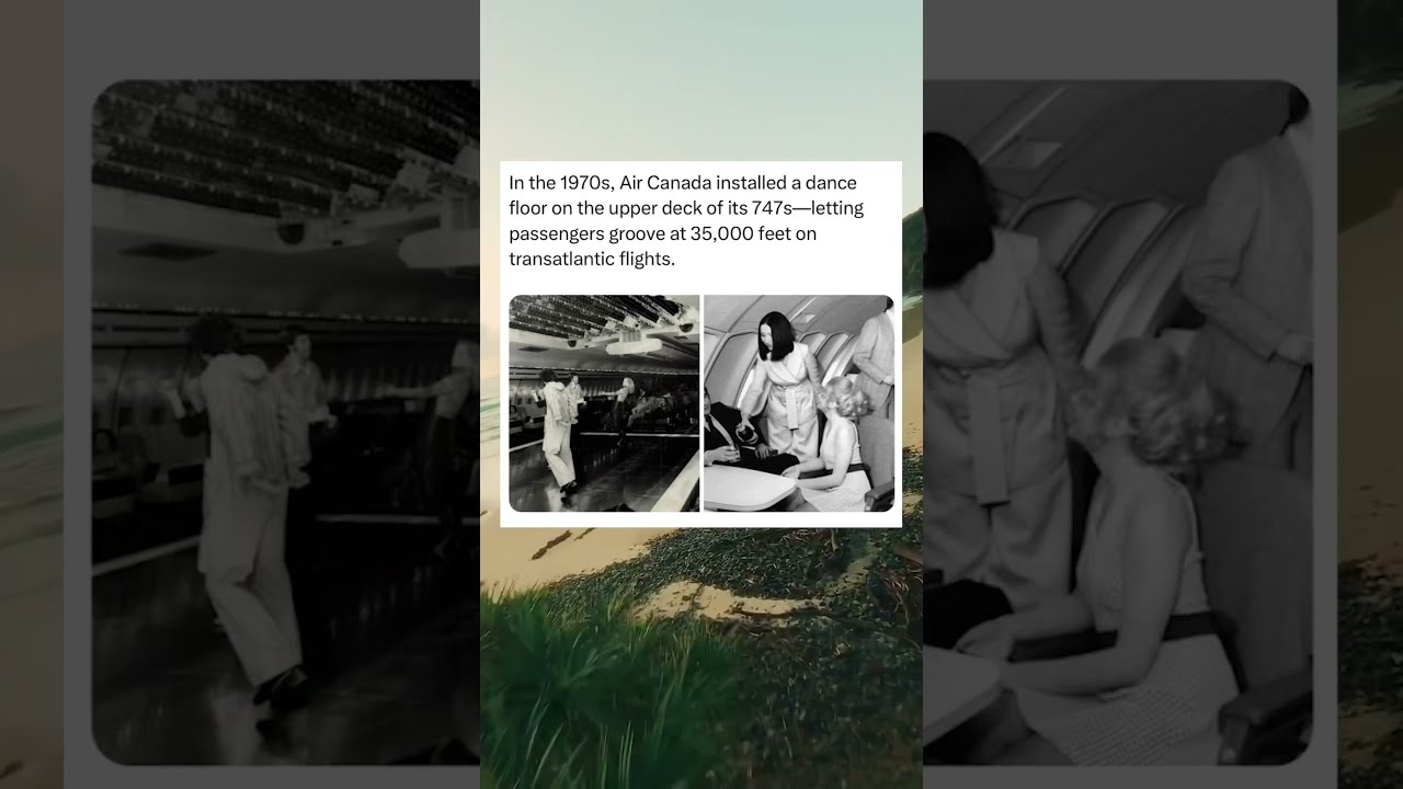 In The Early 1970s Air Canada Introduced A Unique Feature On Its Boeing 747 Aircrafts Shorts