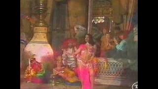 Hot and sexy belly dancer Hülya Işıl Hulya Isıl dancing at the Turkish Television