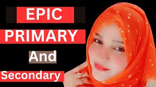 Epic in english literature? Types of Epic/ primary and secondary / Epic and its types