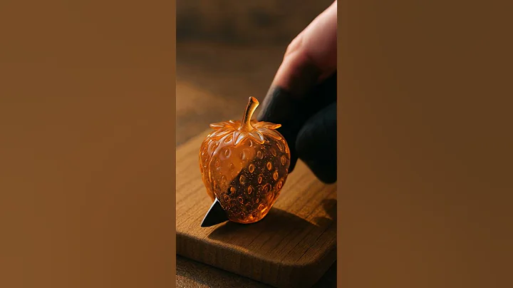 Cutting Glass Fruits Strawberry 🍓 ASMR #ai #aiart #asmrsounds #asmr #aiasmr #satisfyingvideo