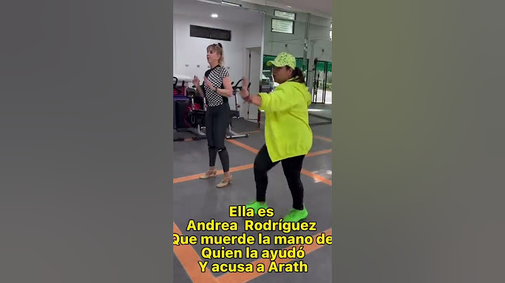 Ella es la ingrata coreografa Andrea Rodríguez que acusa a @arathdelatorre de intentar ligársela