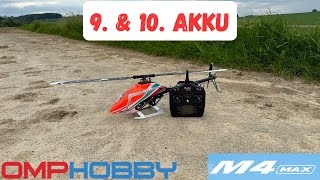 OMPHOBBY M4 MAX | 9. & 10. Lipo | Der Heli macht Probleme - noch immer! 🚁