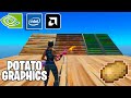 How to GET Potato Graphics FOR INTEL & AMD In Fortnite! (CHAPTER 7) 🥔