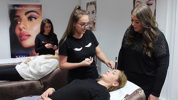 Take A Look Behind The Scenes At Our Hi Brow Lamination Course!