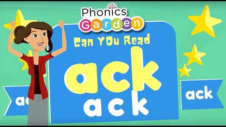 ACK | Word Family Jazz | Rhyming Words | Phonics Garden