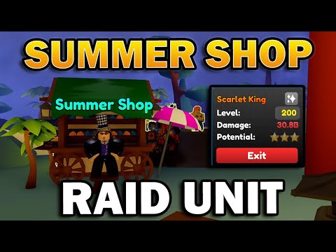 How to find the Summer Merchant in Anime Warriors Simulator 2