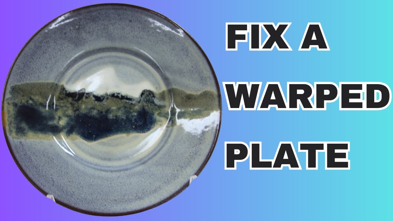 Video thumbnail for How to UNWARP A THROWN Plate or Platter by The Clay Teacher, Cindy Clarke