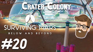 Slipped Gear (Crater Colony Part 20) - Surviving Mars Below & Beyond Gameplay