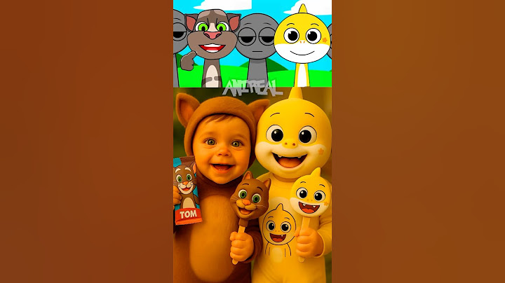 Incredibox Sprunki OC - Talking Tom X Baby Shark Eats Ice Cream In Real Life!