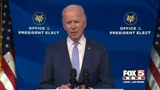President elect-Joe Biden calls on mob to 'pull back,' urges restoring decency