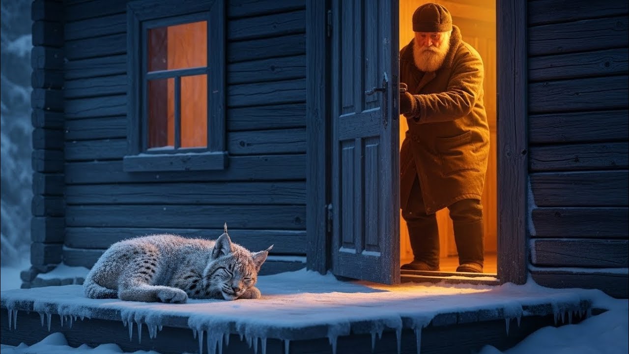 🥶🏠 **ОН ВПУСТИЛ МЕРЗНУЩЕГО РЫСЬЁНКА В ДОМ… 😱🐾 ТО, ЧТО СЛУЧИЛОСЬ ПОТОМ, ШОКИРОВАЛО ВСЕХ