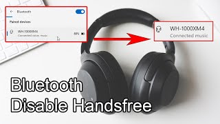Disable handsfree / voice on Bluetooth headset in Windows 11 screenshot 4