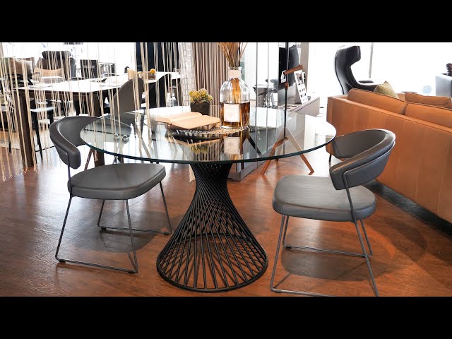 【展示極美品】 Calligaris カリガリス ダイニングテーブルVORTEX calligaris カリガリス VORTEX 円形ダイニングテーブル