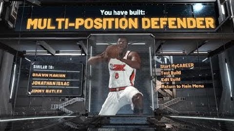 NBA 2K20 Multi Position Defender Build