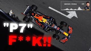 PEREZ FRUSTRATED TEAM RADIO AFTER ANOTHER BAD QUALIFYING RESULT!  **** | Baku 2021