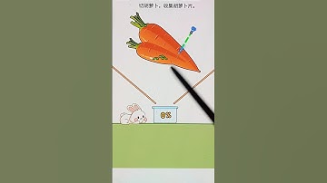 Cut carrots, collect carrot slices