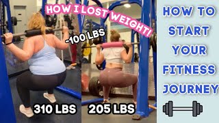 HOW TO START A WEIGHT LOSS JOURNEY &amp; STICK WITH IT | HOW TO LOSE WEIGHT | HOW I LOST 100 POUNDS