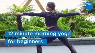 Rise and shine with our 12-minute beginners yoga routine