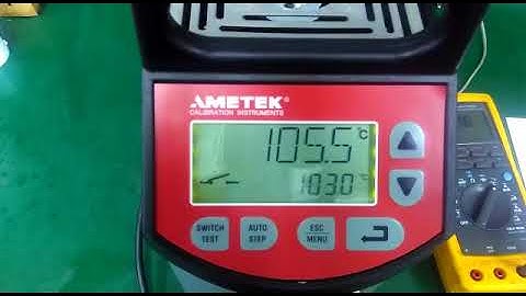 Ametek Jofra Calibrator MTC-320A Repairs by Dynamics Circuit (S) Pte. Ltd.