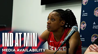 Indiana Fever Postgame Media Availability (at Minnesota Lynx) | August 24, 2024 thumbnail