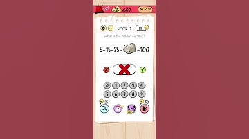 What is the hidden number? Brain test  level 17 solutions. #brainpuzzle #kidsbraindevelopment
