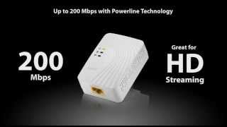 PLA4101 - 200 Mbps Mini Powerline Ethernet Adapter