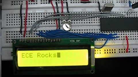 Interface LCD with 8051 Microcontroller(AT89C51):Project with circuit & C code