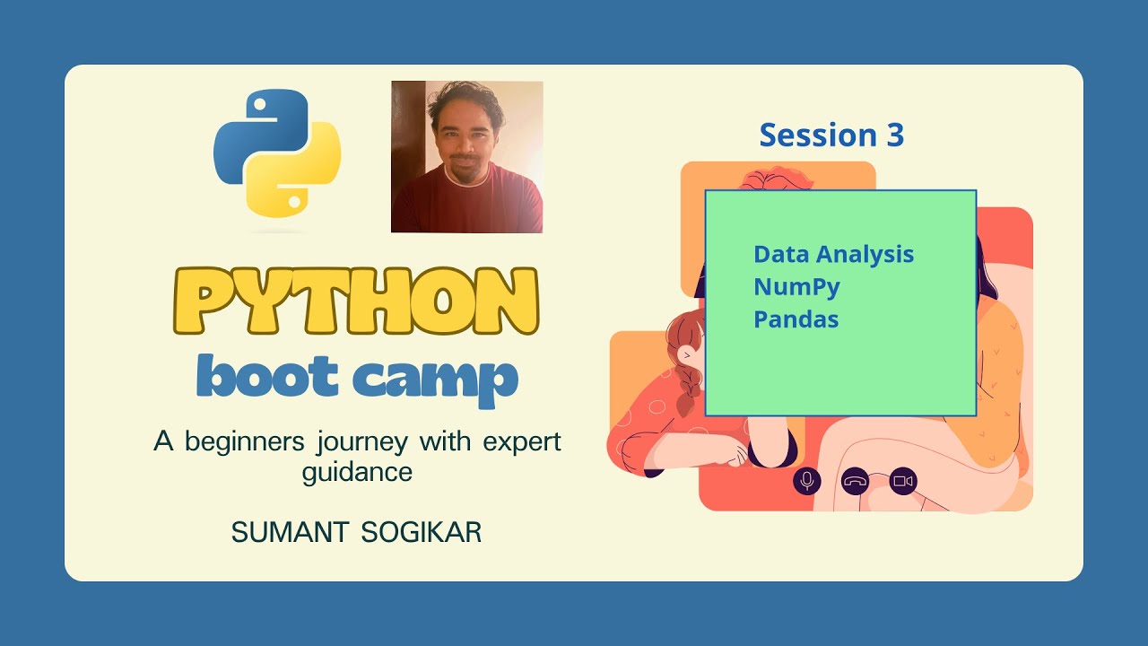 Python bootcamp - Data Analysis using NumPy and Pandas