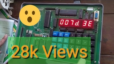 Microprocessor 8085 Experiment (Addition)