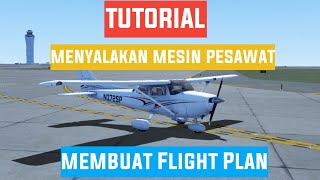 X Plane mobile Eps.1 - Cara menyalakan pesawat + Membuat Flight Plan di Pesawat Cessna 172 🔥 screenshot 5