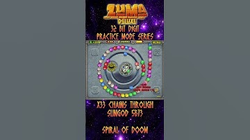 x33 Chains Through SunGod 5673 | Zuma Deluxe 32-Bit DLP #Shorts Version