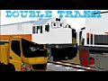 Double traksi kereta api 2  tabrakan kereta api dengan truk train crash