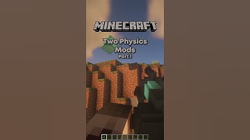 Minecraft: TWO PHYSICS MODS Pt. 1... (Item Physics Mod!)