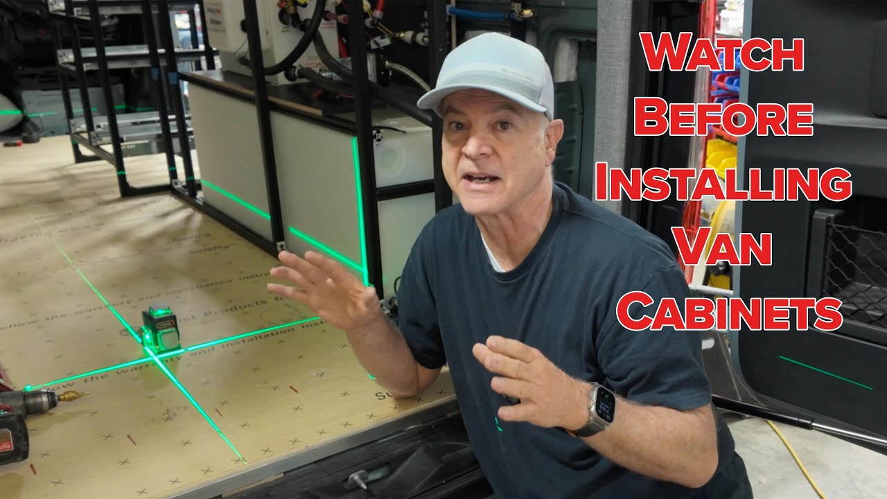 Easy Tricks To Get Cabinets Square In Your Camper Van!