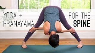 Yoga + Pranayama for the Spine - Yoga With Adriene screenshot 5