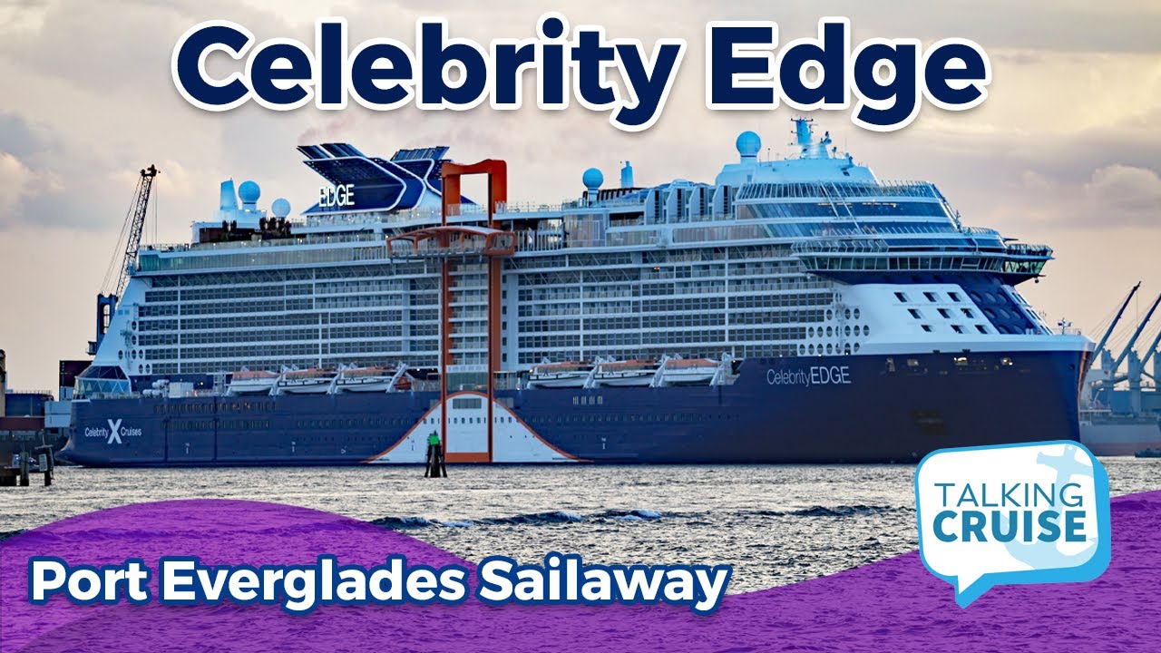 Celebrity Edge Amazing Port Everglades Sunset Sailaway June 2021 Youtube