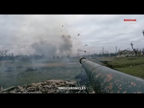 Танковый бой 11-го полка НМ ДНР