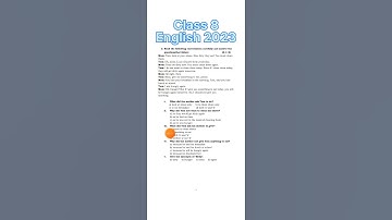 Class 8 English Pre board question paper 2023 Pseb | English Pre board question paper Class 8 2023 |