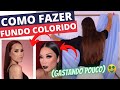 FAÇA EM CASA FUNDO COLORIDO PARA FOTOS