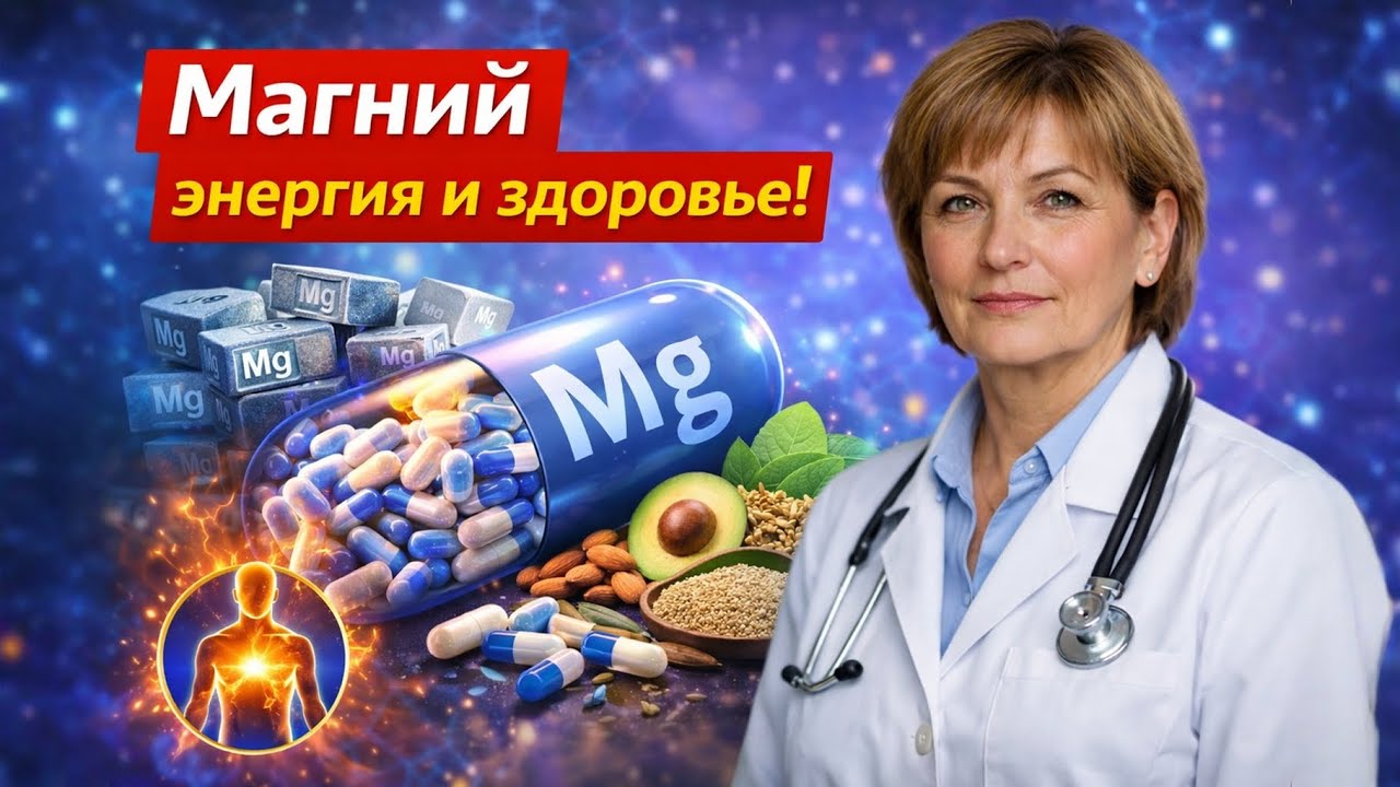 Магний: ключ к энергии, здоровью и долголетию