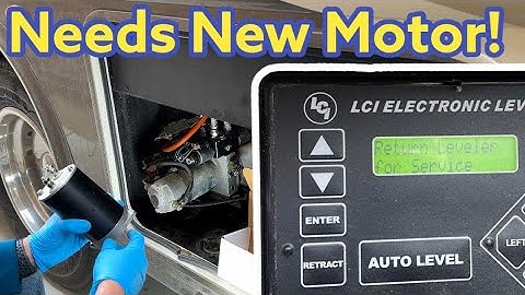 LCI Hydraulic Leveling System Not Working | Electric Motor Replacement