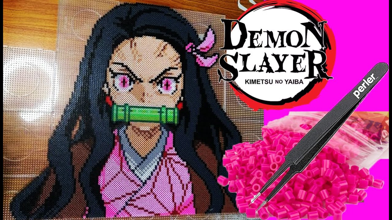Nezuko Running Perler Bead Pattern Bead Sprites Characters, 54 OFF