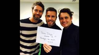 Take That - These Days Acoustic - Radio 2 - 1.12.14